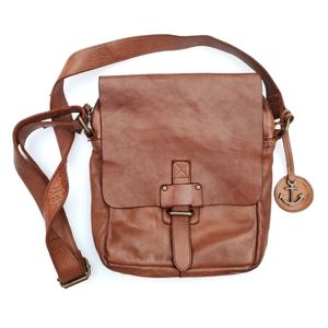 Brown Leather Crossbody Bag